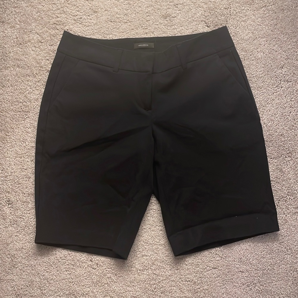 Black Halogen shorts in a size 4 petite……